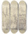 Triptych art skateboard deck of Adolf Hoeffler Braunfels Castle by Adolf Hoeffler (1825-1898)