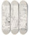 Triptych art skateboard deck of Josephmarie Vien Roman Ruins With A Stand Of Cypresses by Joseph Marie Vien (1716-1809)