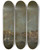 Triptych art skateboard deck of Francesco Guardi View Of The Grand Canal From The Ponte Dirialto by Francesco Guardi (1712-1793)
