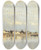 Triptych art skateboard deck of Stanislas Lpine Vue De Conflanssaintehonorine by Stanislas Lepine (1835-1892)