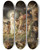 Triptych art skateboard deck of Sir Joseph Noel Paton The Quarrel Of Oberon And Titania by Sir Joseph Noel Paton (1821-1901)