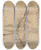Triptych art skateboard deck of Johan Thomas Lundbye A Brook Near A Farm In Usserd With Cows And Two Figures by Johan Thomas Lundbye (1818-1848)