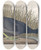 Triptych art skateboard deck of John James Audubon American Coot by John James Audubon (1785-1851)