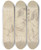 Triptych art skateboard deck of Jean Antoine Verschaeren The Apostles Bartholomew Jacob The Lesser And Andrew by Jean Antoine Verschaeren (1803-1863)