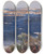 Triptych art skateboard deck of Bruno Liljefors Fresh Breeze by Bruno Liljefors (1860-1939)