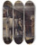 Triptych art skateboard deck of Lawrence Almatadema Pheidias And The Frieze Of The Parthenon by Lawrence Alma-Tadema (1836-1912)