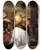 Triptych art skateboard deck of Luca Giordano Ecce Hommo by Luca Giordano (1634-1705)