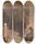 Triptych art skateboard deck of Johannes Bosboom Oriental Scene by Johannes Bosboom (1817-1891)