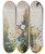Triptych art skateboard deck of Jan Cigliski Garden Of The Bakhchidere Villa In Yalta From The Journey To Crimea_1 by Jan Ciaglinski (1858-1913)