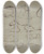 Triptych art skateboard deck of Eugne Delacroix Studienblatt Mit Lwen Und Tigern by Eugene Delacroix (1798-1863)