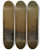 Triptych art skateboard deck of John Atkinson Grimshaw Glasgow by John Atkinson Grimshaw (1836-1893)