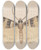 Triptych art skateboard deck of George Hudson Entomology Watercolour Pl148 by George Hudson (1867-1946)
