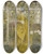 Triptych art skateboard deck of Carl Larsson The Vine_2 by Carl Larsson (1853-1919)