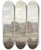 Triptych art skateboard deck of Anne Rushout From Dining Room Window Wanstead Grove by Anne Rushout (1767-1849)