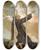Triptych art skateboard deck of Giuseppe Angeli Elijah Taken Up In A Chariot Of Fire by Giuseppe Angeli (1712-1798)
