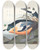 Triptych art skateboard deck of John James Audubon Western Duck by John James Audubon (1785-1851)
