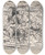 Triptych art skateboard deck of Arnold Peter Weiszkubnan Poor Family by Arnold Peter Weisz-Kubnan (1898-1944)
