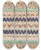 Triptych art skateboard deck of Margery Parish Colcha_1 by Margery Parish