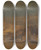 Triptych art skateboard deck of John Macallan Swan Een Leeuwin Met Vier Zogende Welpen Genaamd Moederliefde by John Macallan Swan (1847-1910)