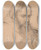 Triptych art skateboard deck of Jzef Simmler Study Of Monk Bust And Visor by Jozef Simmler (1823-1868)