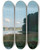 Triptych art skateboard deck of Stanisaw Witkiewicz Lake With Waterlilies by Stanislaw Witkiewicz (1851-1915)