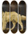 Triptych art skateboard deck of Alexander Pope Jr Ready For The Hunt by Alexander Pope Jr 2 (1849-1924)
