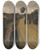 Triptych art skateboard deck of Fritz Syberg Meeting On A Country Road In The Evening by Fritz Syberg (1862-1939)