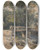 Triptych art skateboard deck of William James Mller The Bridge_1 by William James Muller (1812-1845)