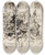 Triptych art skateboard deck of Jerome Myers Untermyer Open Air Concert by Jerome Myers (1867-1940)