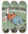 Triptych art skateboard deck of Peter Newell He Rested In A Borax Ring To Keep The Bugs Away by Peter Newell (1862-1924)