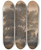 Triptych art skateboard deck of John Varley Figures Beside A Waterfall And Pool In A Wooded Landscape by John Varley (1778-1842)