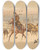 Triptych art skateboard deck of Juliusz Kossak Sleigh Ride by Juliusz Kossak (1824-1899)