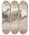 Triptych art skateboard deck of Lorenz Frlich Flugten Pag 11 Illustration Til Christian Winthers Hjortens Flugt by Lorenz Frolich (1820-1908)
