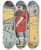 Triptych art skateboard deck of Kazimir Malevich A Butcher Came Along To Lodz We Said Good Day Sir Well Radom Is Near Lodz And Off He Went His Backside Hurting by Kazimir Malevich (1879-1935)
