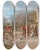 Triptych art skateboard deck of Heywood Hardy The Stirrup Cup by Heywood Hardy (1842-1933)