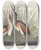 Triptych art skateboard deck of John James Audubon Least Bittern by John James Audubon (1785-1851)
