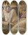 Triptych art skateboard deck of Helmer Osslund Recumbent Model by Helmer Osslund (1866-1938)