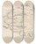Triptych art skateboard deck of Paul Czanne Study Of A Decorative Ornament by Paul Cezanne (1839-1906)
