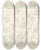 Triptych art skateboard deck of Theo Colenbrander 33 Bloemornamenten Voor Aardewerkdecoratie En Zes Halfprofielen Voor Vazen En Bakjes by Theo Colenbrander (1841-1930)