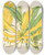 Triptych art skateboard deck of Charles Antoine Lemaire Methonica Grandiflora by Charles Antoine Lemaire (1800-1871)