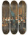 Triptych art skateboard deck of Nicolaes Eliasz Pickenoy Officers And Other Civic Guardsmen Of The Ivth District Of Amsterdam Under The Command Of Captain Jan Claesz Van Vlooswijck And Lieutenant Gerrit Hudde by Nicolaes Eliasz Pickenoy (1588-1654)