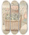 Triptych art skateboard deck of Paul Nash Fruits And Vegetables by Paul Nash (1889-1946)