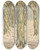 Triptych art skateboard deck of Henri Rivire The Woods Winter by Henri Riviere (1864-1951)