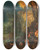 Triptych art skateboard deck of Jan Brueghel The Temptation Of St Anthony by Jan Brueghel