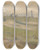 Triptych art skateboard deck of Frans Smissaert Duinlandschap Met Vuurtoren En Nettenboeters by Frans Smissaert (1862-1944)