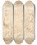 Triptych art skateboard deck of Alonso Cano The Holy Infant Adoring The Trinity by Alonso Cano (1601-1667)