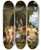 Triptych art skateboard deck of Peter Paul Rubens The Feast Of Achelos by Peter Paul Rubens (1577-1640)