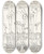 Triptych art skateboard deck of Alexander Rothaug Statik Und Dynamik Des Menschlichen Krpers Pl06 by Alexander Rothaug (1870-1946)