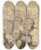 Triptych art skateboard deck of Thomas Rowlandson The Rustic Choir by Thomas Rowlandson (1756-1827)