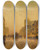 Triptych art skateboard deck of John Atkinson Grimshaw Swanston Street Melbourne by John Atkinson Grimshaw (1836-1893)